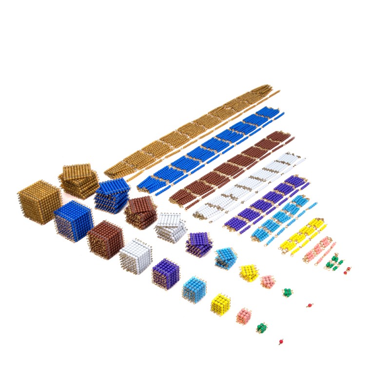 High Quality Complete Bead Materials NEW Montessori Mathematics Material 