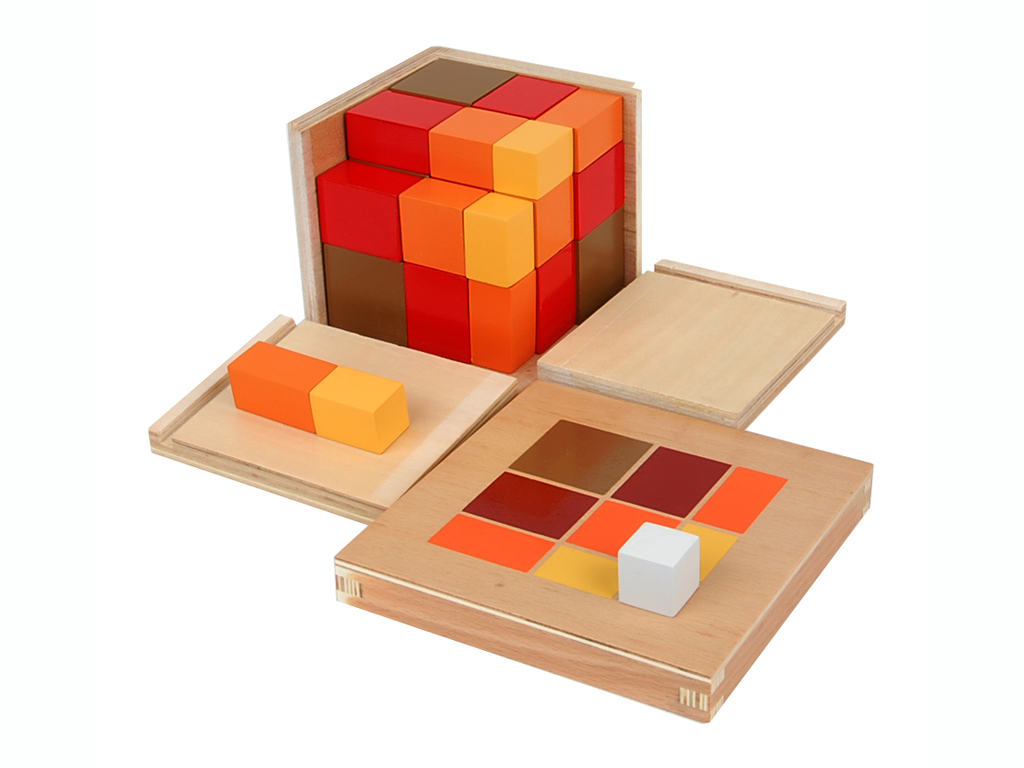 Adena Montessori Trinomial Cube