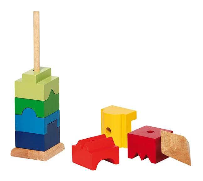 Stacking Tower 9 pieces E&O Montessori