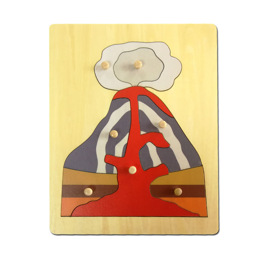 Volcano Puzzle | E&O Montessori