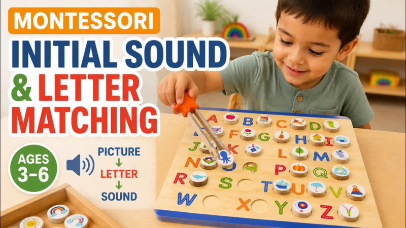 Embedded thumbnail for Initial Sound &amp; Letter Matching Board