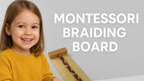 Embedded thumbnail for Montessori Braiding Board