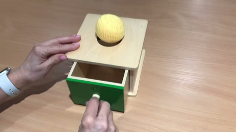 Embedded thumbnail for Toddler Imbucare Box with Knitted Ball