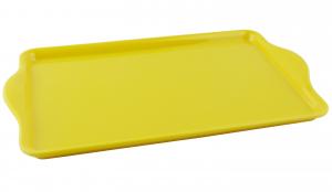 Melamine Tray with Handles - Yellow Montessori Materials
