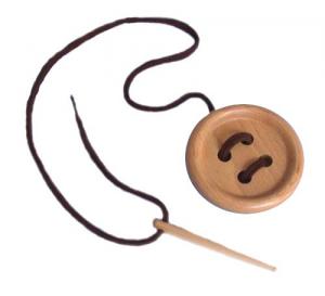 1.11.1 Jumbo Wooden Lacing Button E & O Montessori Materials