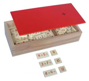 4.18 Addition Equations and Sums Box E & O Montessori Materials