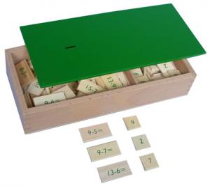 4.23 Subtraction Equations and Differences Box E & O Montessori Materials