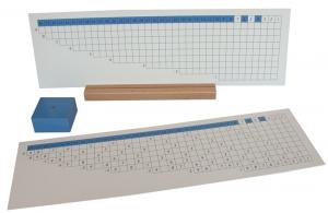 4.30 Division Working Charts - Complete Set E & O Montessori Materials