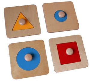 single shape wooden puzzle