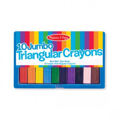 Jumbo Triangular Crayons (Set of 10)