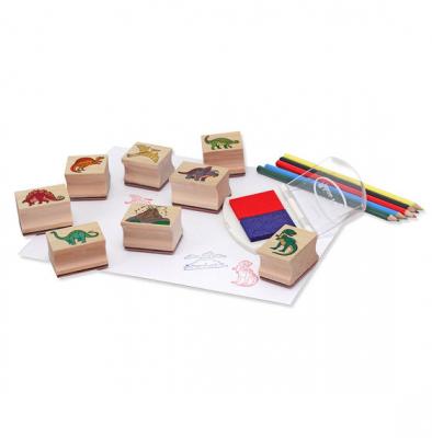 Wooden Stamp Set – Dinosaurs