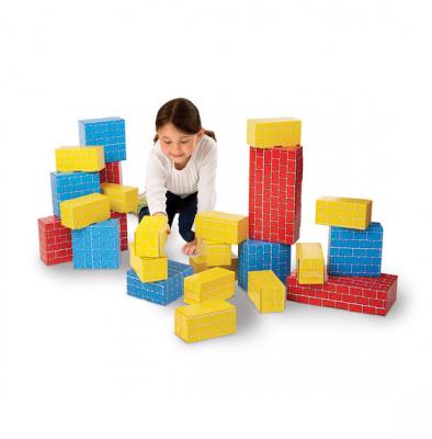 Jumbo Cardboard Blocks - 24 Pieces