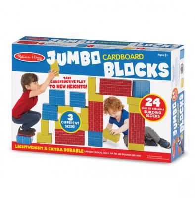 Jumbo Cardboard Blocks - 24 Pieces