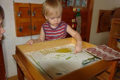 3.05.14B Wooden Sand Tray with Accessories