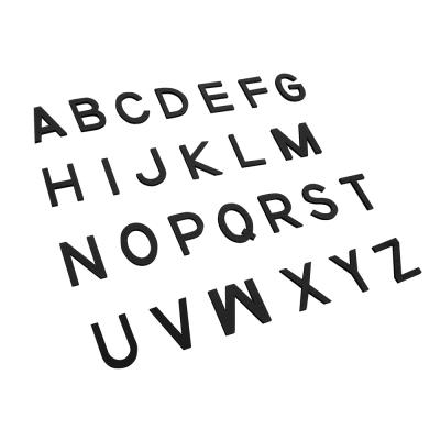 Capital Movable Alphabet - Print Wooden Letters – Black 