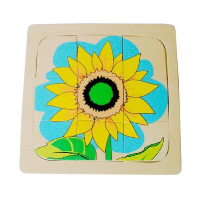 Growth and Layer Puzzle –Sunflower-E&O Montessori-www.momtessorimaterials.com