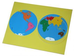 Montessori World Puzzle Map