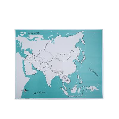 Asia Control Map - Unlabeled