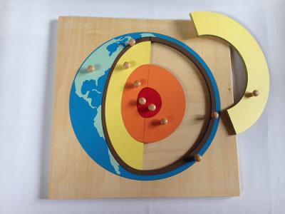  Layers of the Earth Wooden Puzzle 