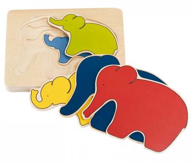 Elephant Puzzle - 5 layers