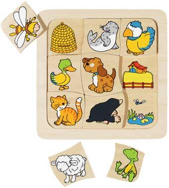 Animal Homes Puzzle