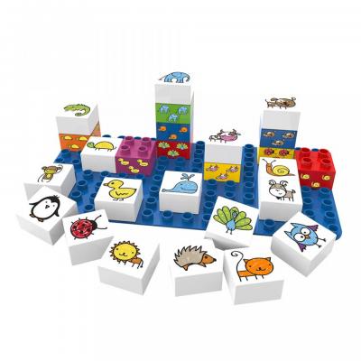  Learning Animals Building Blocks Set