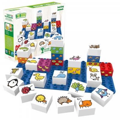  Learning Animals Building Blocks Set
