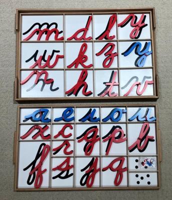 Large Movable Alphabet - Cursive 