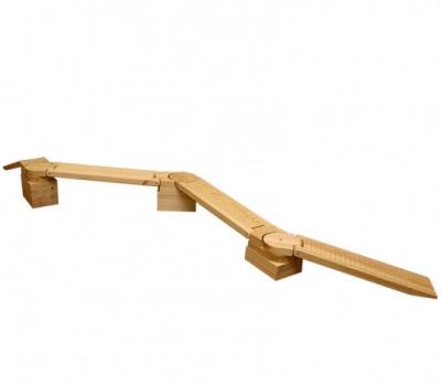 Wooden balancing Beam