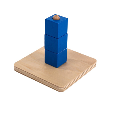 Cubes on Vertical Dowel