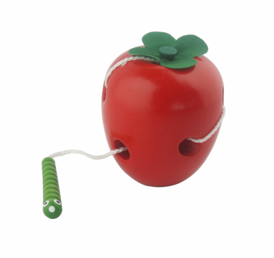  Wooden Lacing (Threading) Apple