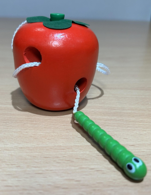  Wooden Lacing (Threading) Apple