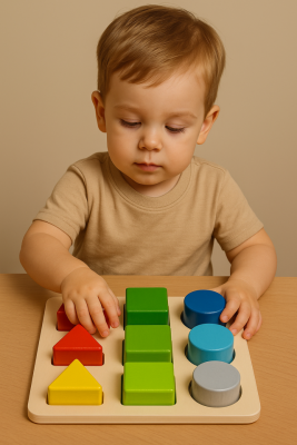 Colour and Shape Assorting Board