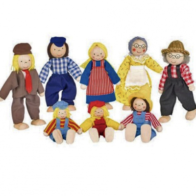 Flexible Puppets – Farmer Family