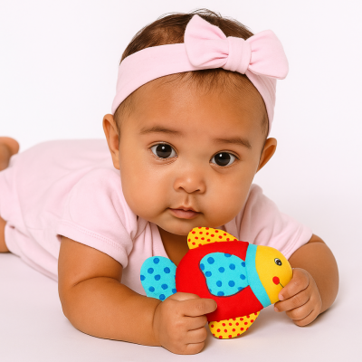 Good Mood Fish with Crinkle Foil – Sensory Toy for Babies