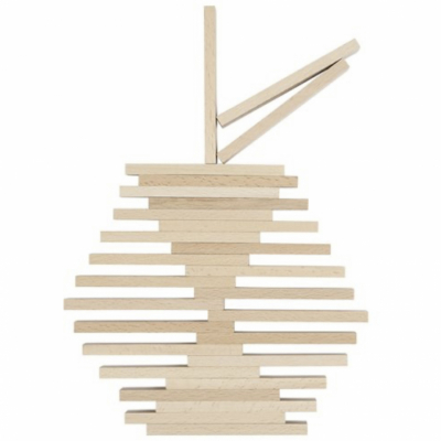 Wooden Building Bricks - 200 Pieces 