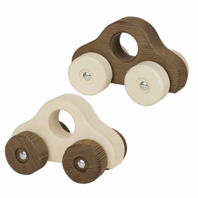 Nature Wooden Racing Cars - Set of 2