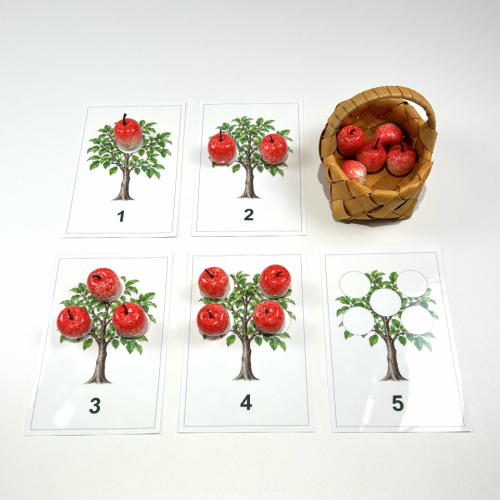 Apple Tree Counting Set 1–5 | E&O Montessori 