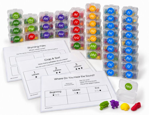Montessori Sound Objects Set with Activity Mats Sound Objects Set with Activity Mats