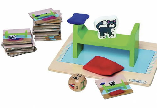 Where Is the Cat? - Preposition Game Where Is the Cat? - Preposition Game - Montessori