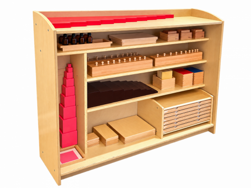 Montessori Sensorial Cabinet - Ready to Assemble, Closed Back