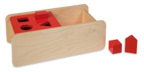 Imbucare Box with Flip Lid - 4 Geometric Shapes 