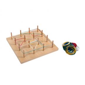  Wooden Geo Board (Rubber Band Board) 