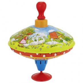 Humming Spinning Top with Wooden handle "Mother Goose"