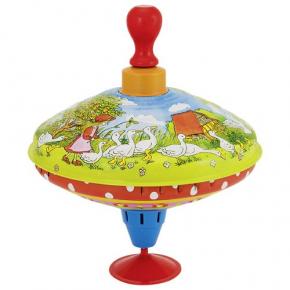 Humming Spinning Top with Wooden handle "Mother Goose"