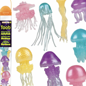 Safari Jellyfish TOOB with realistic jellyfish figurines for Montessori ocean life learning