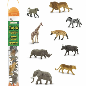 Safari African animals TOOB includes elephant, lion, giraffe, zebra, rhino and more