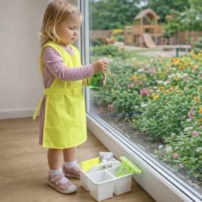 MONTESSORI WINDOW WASHING SET WITH CADDY / WINDOW CLEANING