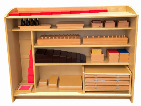 Montessori Sensorial Cabinet - Ready to Assemble, Closed Back