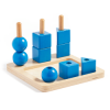 Shape Sorter on 3 Vertical Dowels